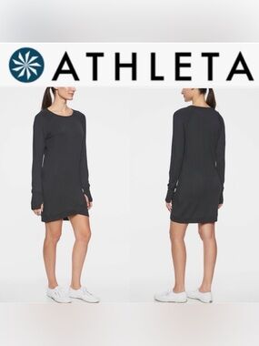 Athleta Nirvana Criss Cross Sweatshirt dress, Small, never worn